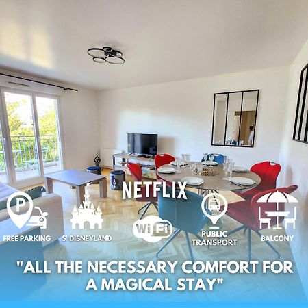 5' Disneyland Cozy Appartment Montévrain Esterno foto